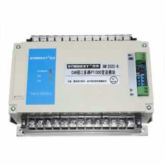 CAN interface 8-channel PT1000 acquisition module