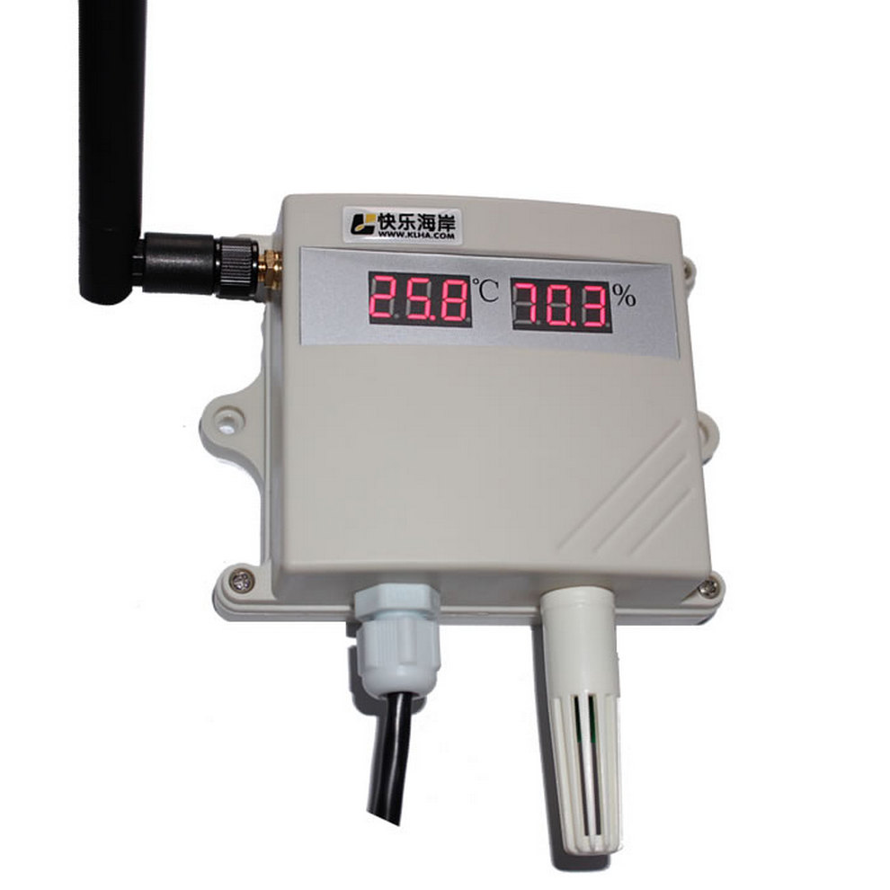 ZIGBEE wireless LED display temperature and humidity transmit
