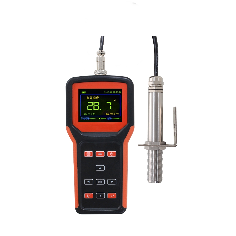 Handheld infrared temperature recorder