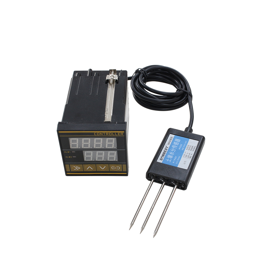 RS485 interface LED displays soil moisture temperature contro