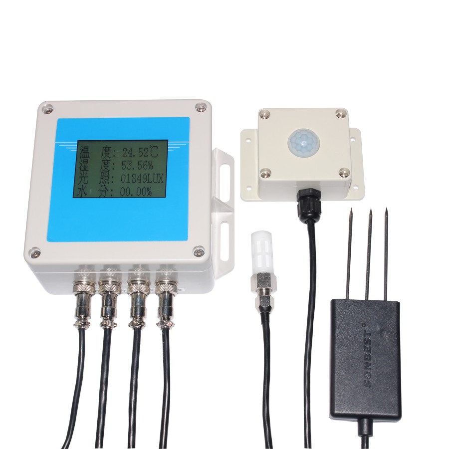 RS485 temperature and humidity illuminance soil moisture mult