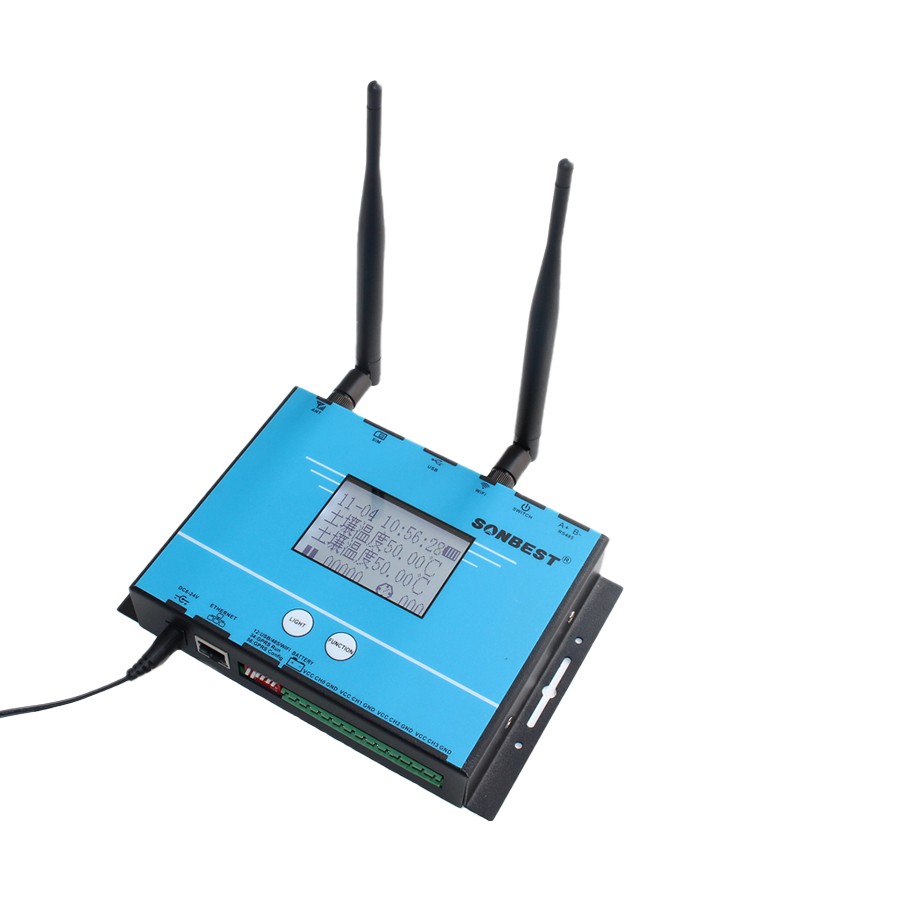 Four-channel soil moisture and temperature data acquisition i