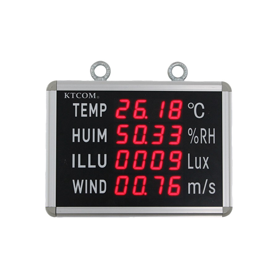 Large screen LED display temperature and humidity, illuminanc