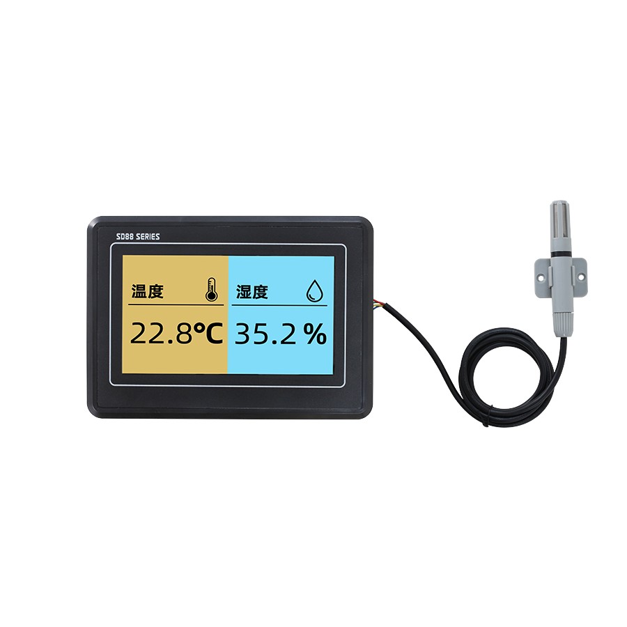 7 inch temperature and humidity color display