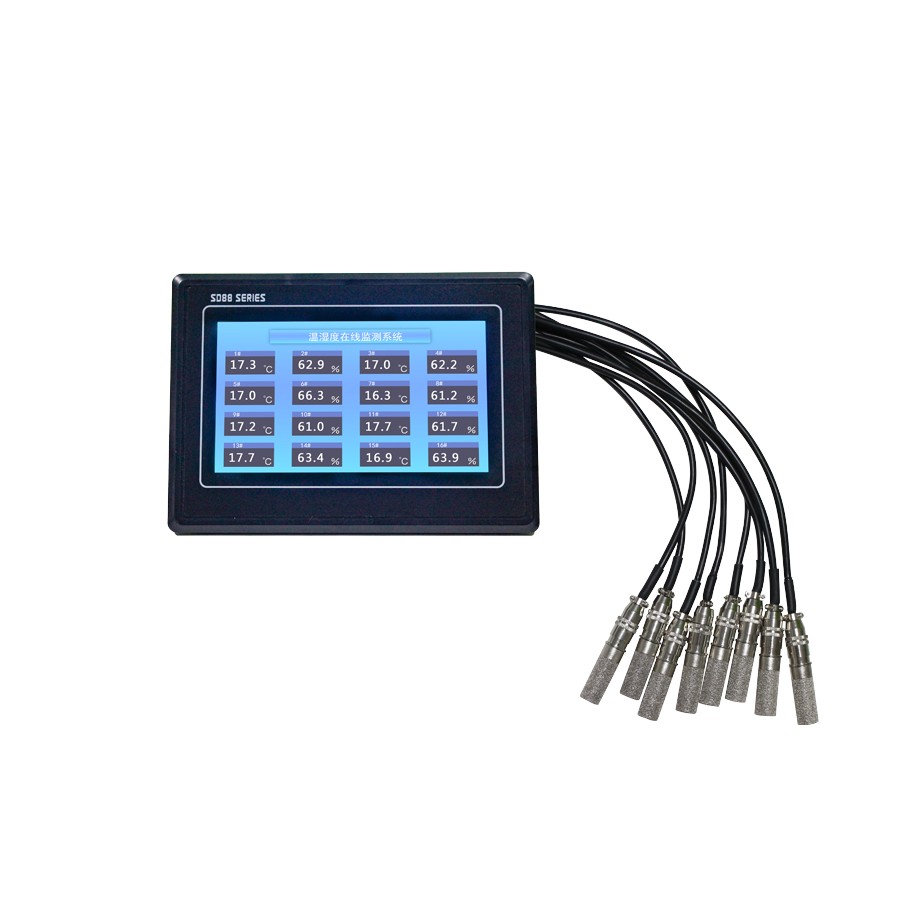7-inch color screen temperature and humidity display instrume