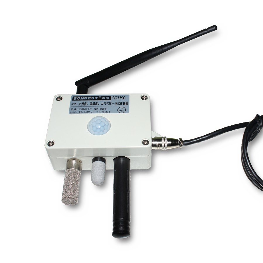 GPRS indoor CO2 temperature and humidity integrated sensor