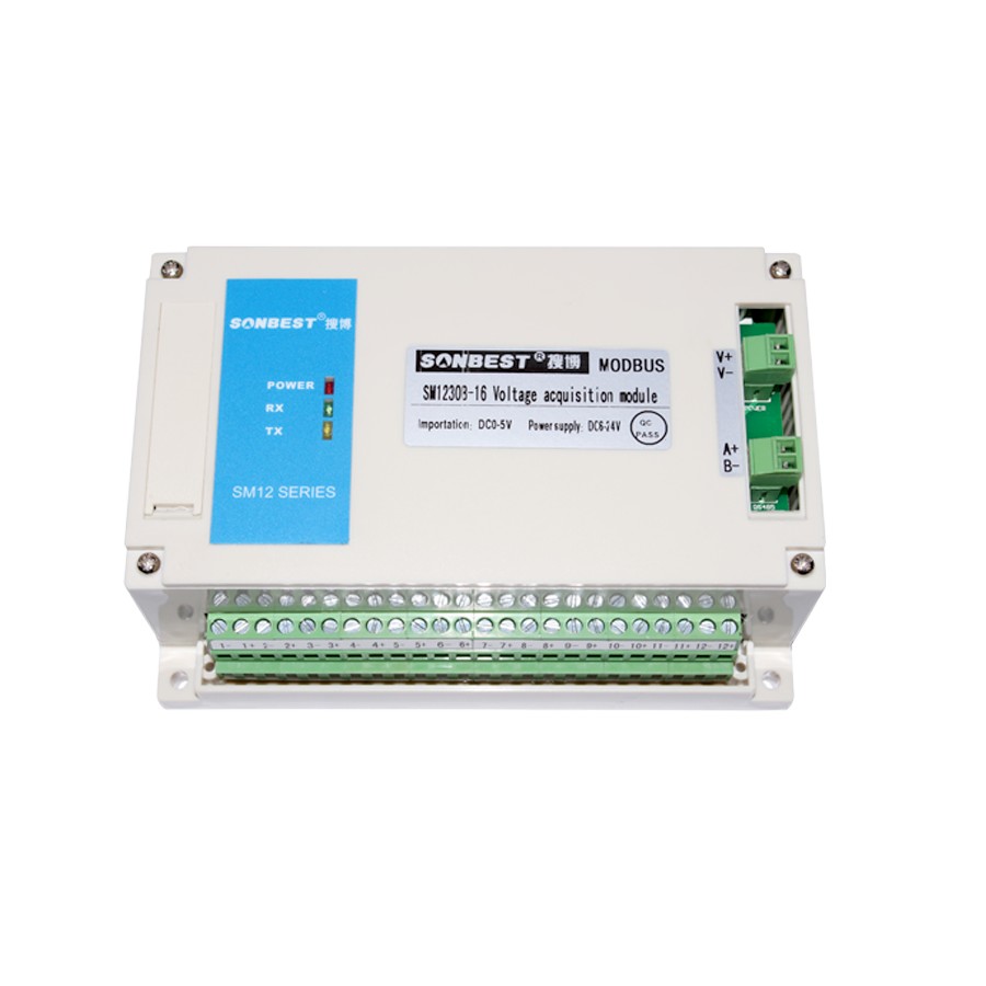 RS485 bus 8-channel voltage acquisition module