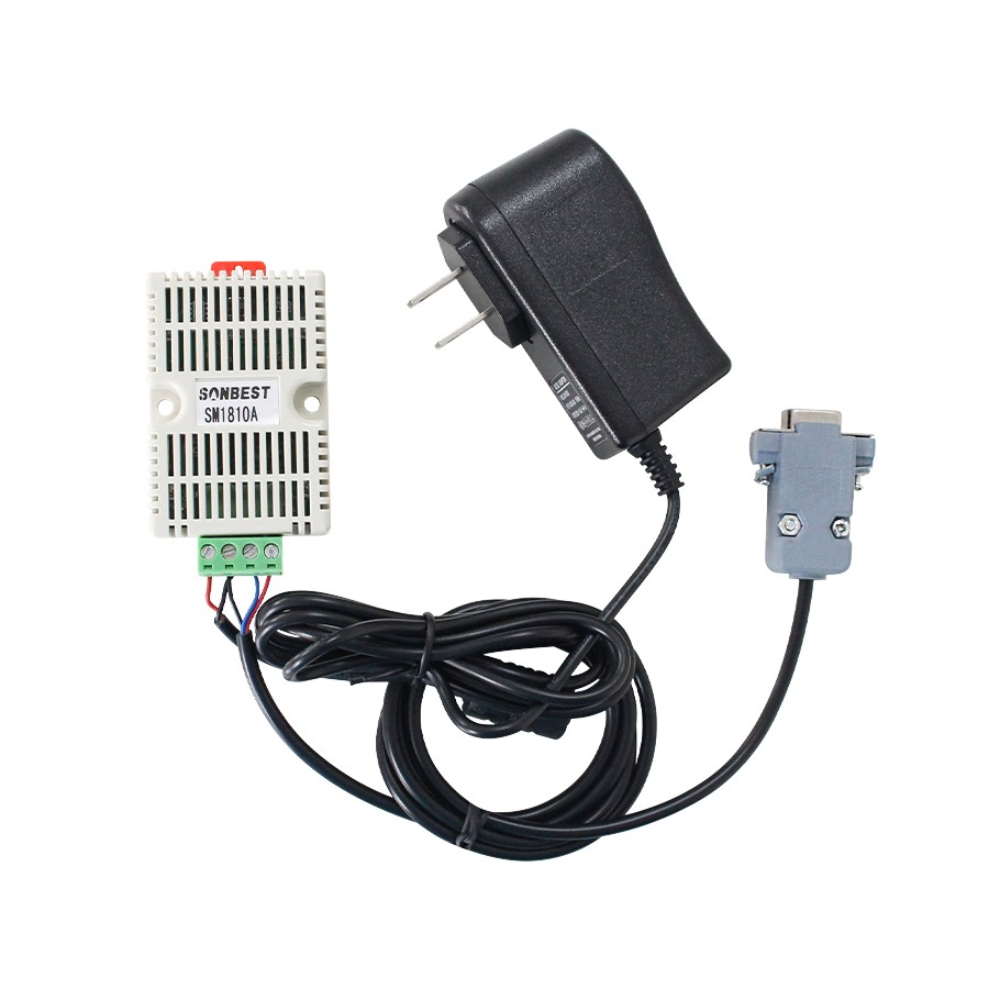 RS232 serial rail type temperature and humidity sensor