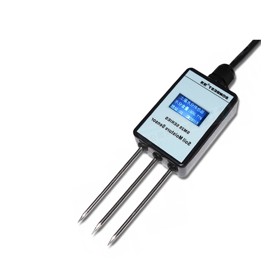 RS485 bus interface display type soil moisture sensor