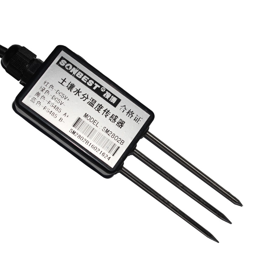 RS485 bus interface type soil moisture and temperature integr