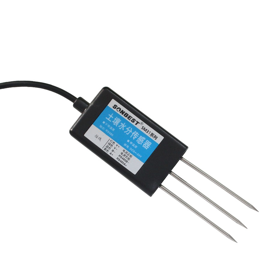 RS485 industrial soil moisture temperature sensor