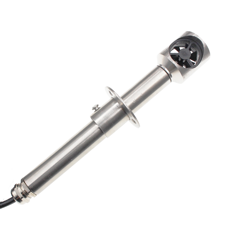 Wheel type wind speed transmitter