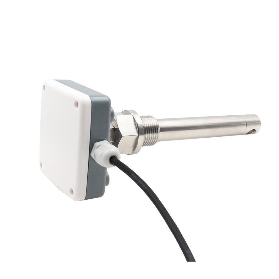Protected Extended Thread-mounted Duct Wind Speed Sensor