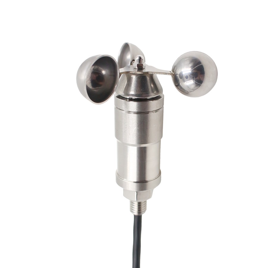Mini Three-Cup Stainless Steel Wind Speed Sensor