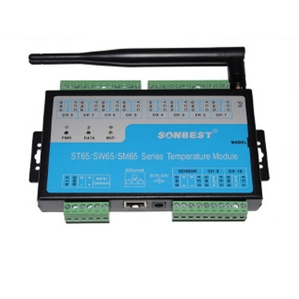[SM6501T]网络型工业型PT100温度采集模块