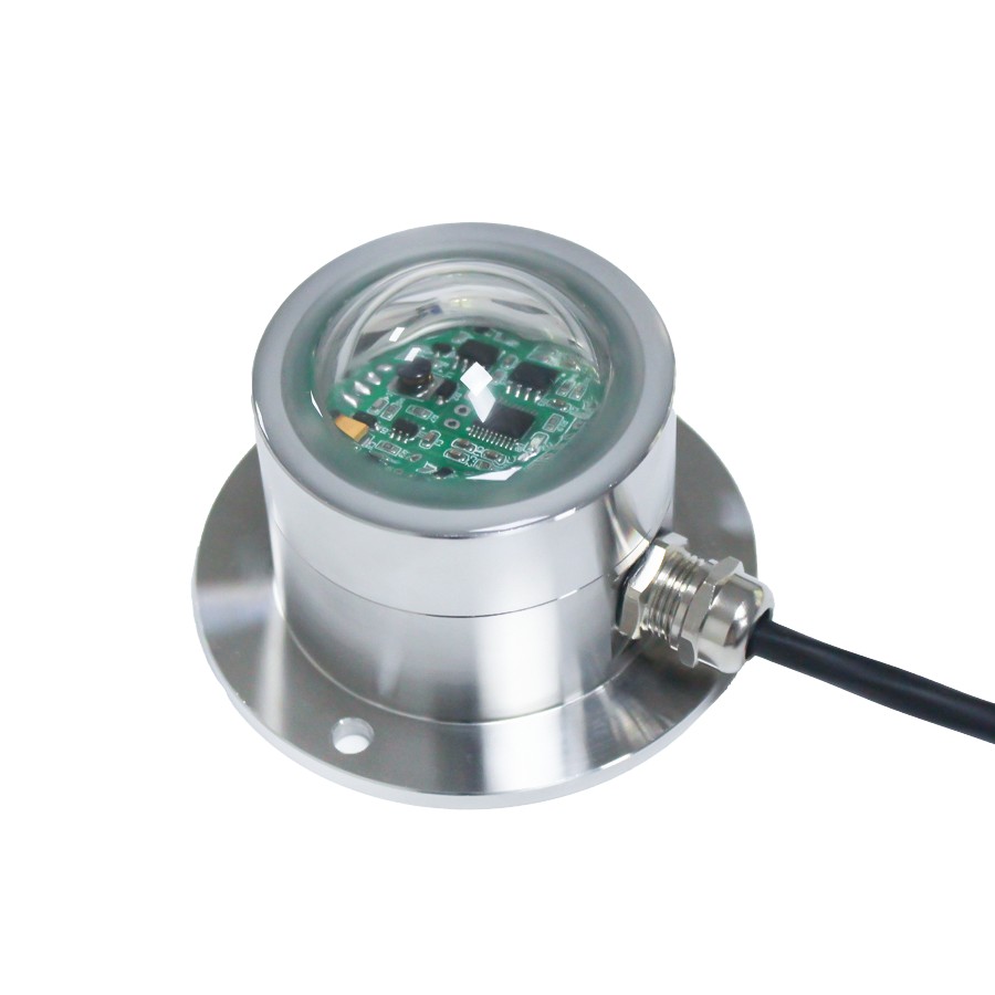 Metal outer shell optical rain sensor