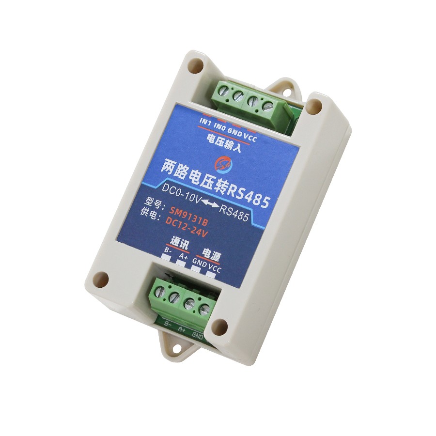 Two-way DC0-10V voltage transfer RS485 module