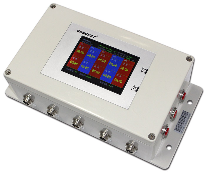 RS485 interface TFT color screen 5 channel SHT10 temperature 