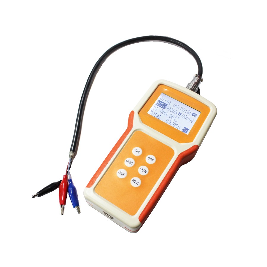 Handheld temperature recorder