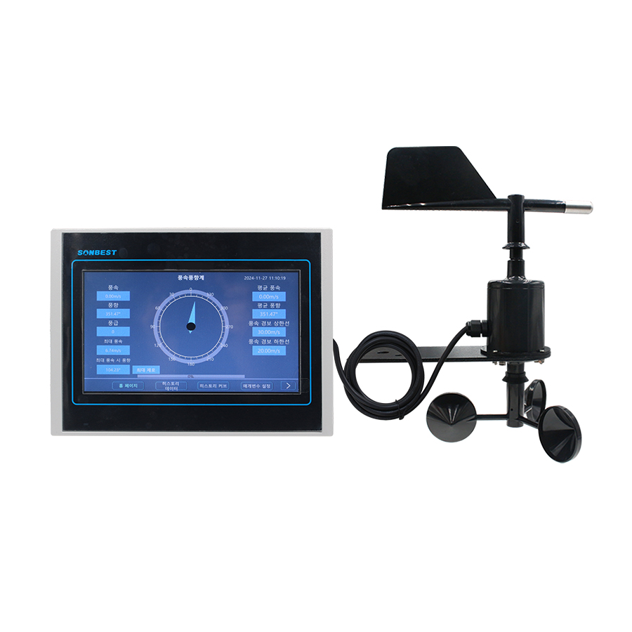 7-inch Touch-screen Wind Speed and Direction Recorder
