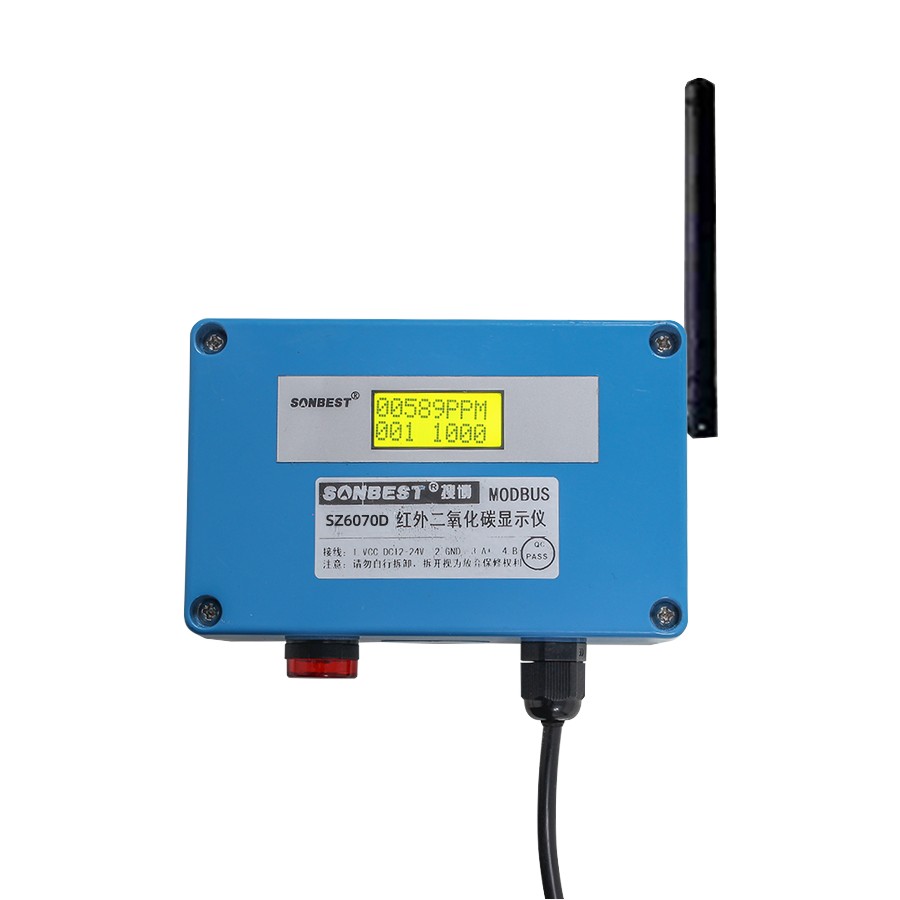 ZIGBEE wireless industrial infrared carbon dioxide sensor