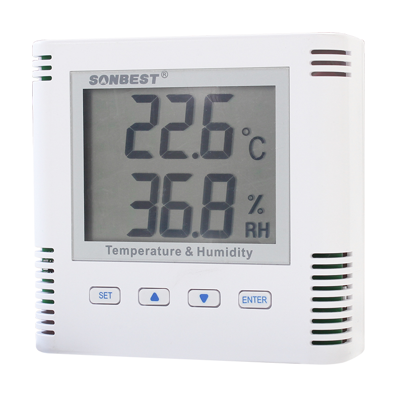 LCD temperature and humidity indicator