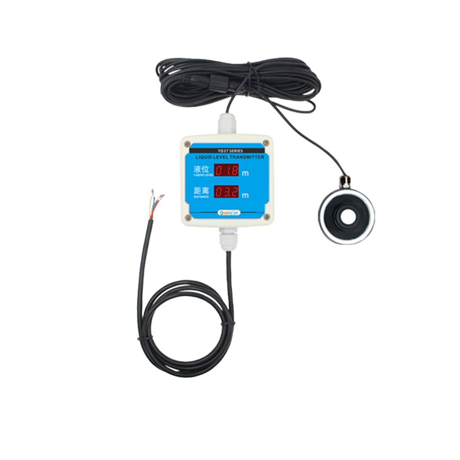Bracket-mounted Ultrasonic Liquid Level Display Instrument