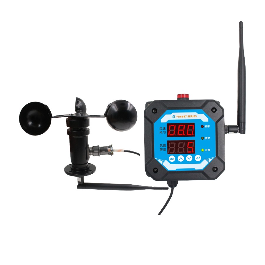 LoRa wireless Protective LED-display wind speed alarm instrum