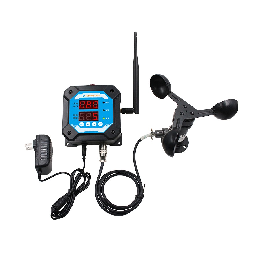 Protective Wireless NB-IoT IoT MQTT Wind Speed Alarm
