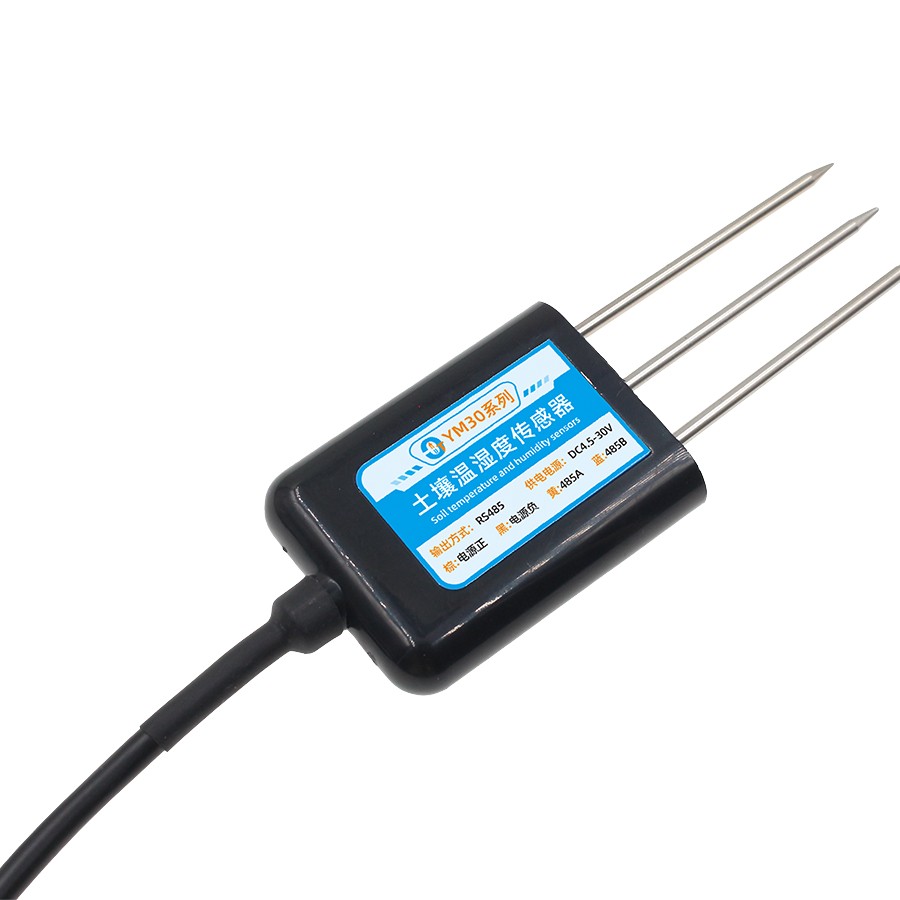Probe-type soil temperature and humidity sensor