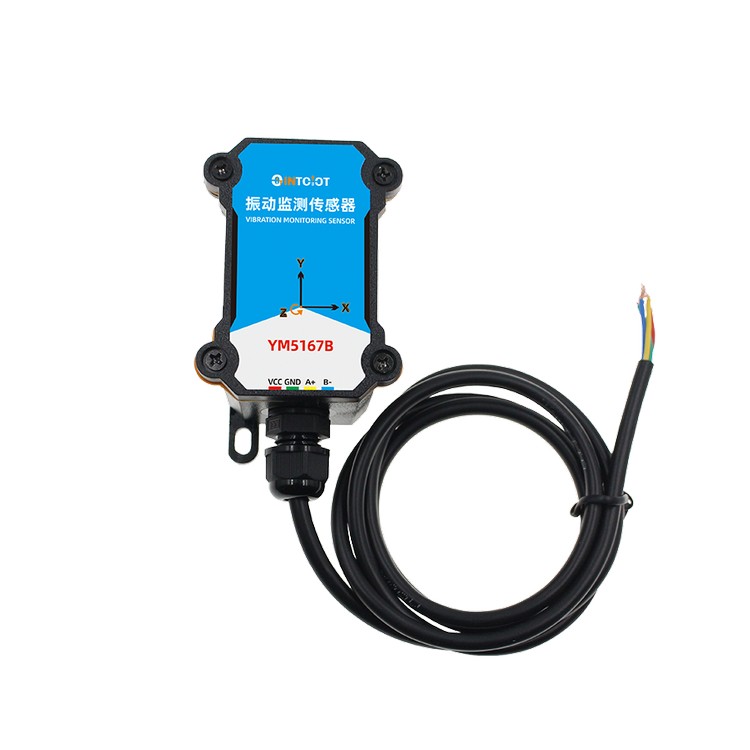 Wall-mounted Three-axis Temperature and Vibration Sensor
