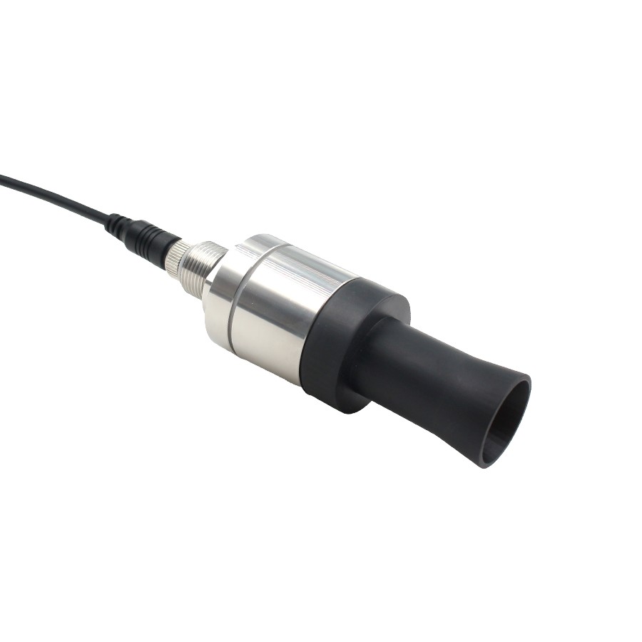 Ultrasonic Liquid Level Sensor with Beam Acoustic Hood and Sm