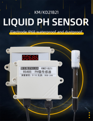 Liquid pH sensor LED display