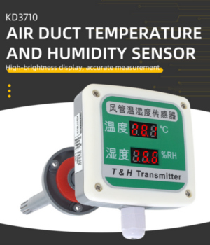 LED pipe temperature and humidity sensor