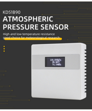 LCD integrated sensor for atmospheric pressure, temperature a