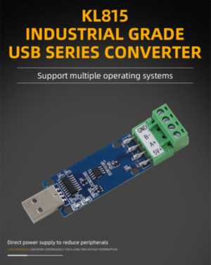 Industrial-grade USB to RS485 or TTL converter teaching video