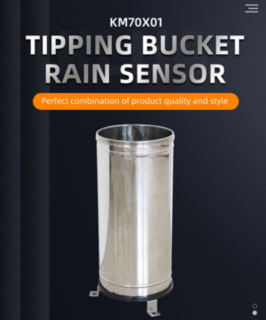 Pulse output tipping bucket rain sensor