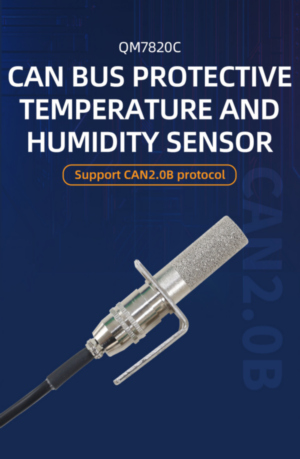 CAN bus-mounted temperature and humidity sensor