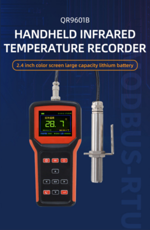 Handheld infrared temperature recorder
