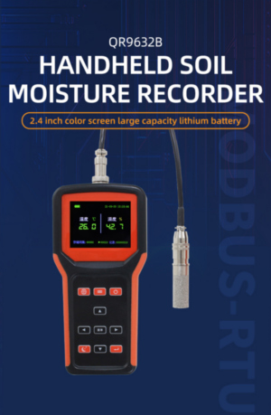 Handheld soil moisture recorder