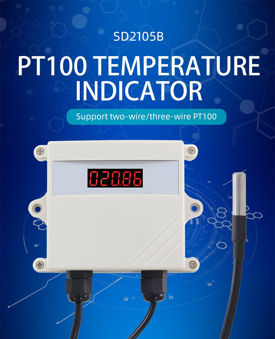 PT1000 temperature indicator