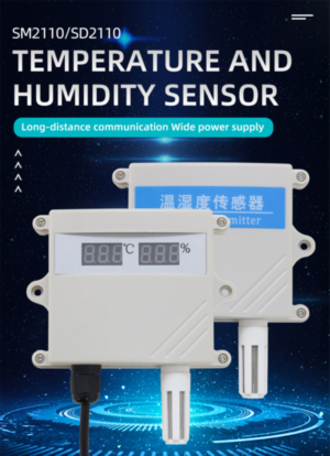 Temperature and humidity sensor current type output