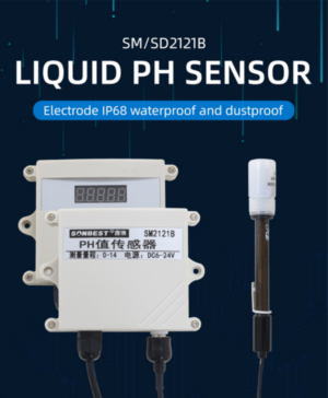 Liquid pH sensor LED display