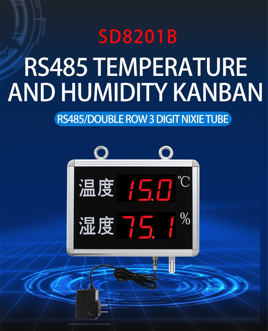 Large screen LED display temperature and humidity board
