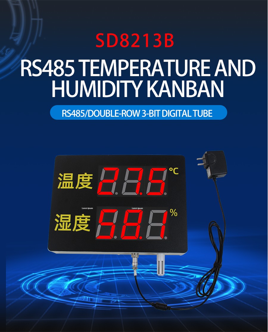 <b><font color='SD8213B'>Temperature and humidity signage wit