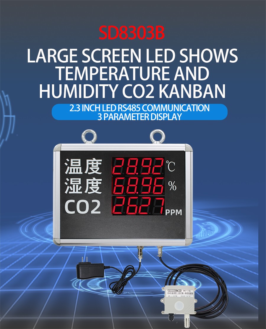 SD8303B   Large-screen LED display of temperature and humidi