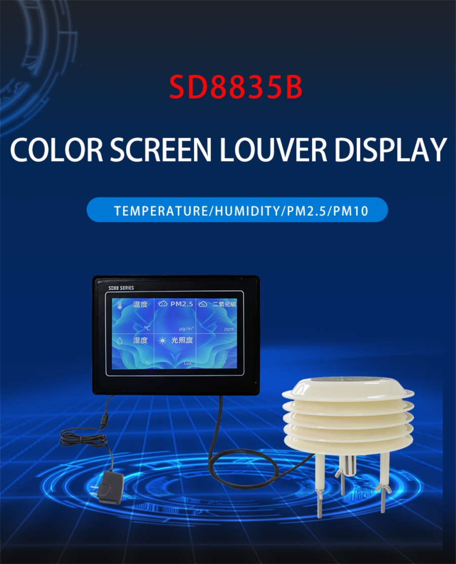 Multi-parameter color screen louver recorder