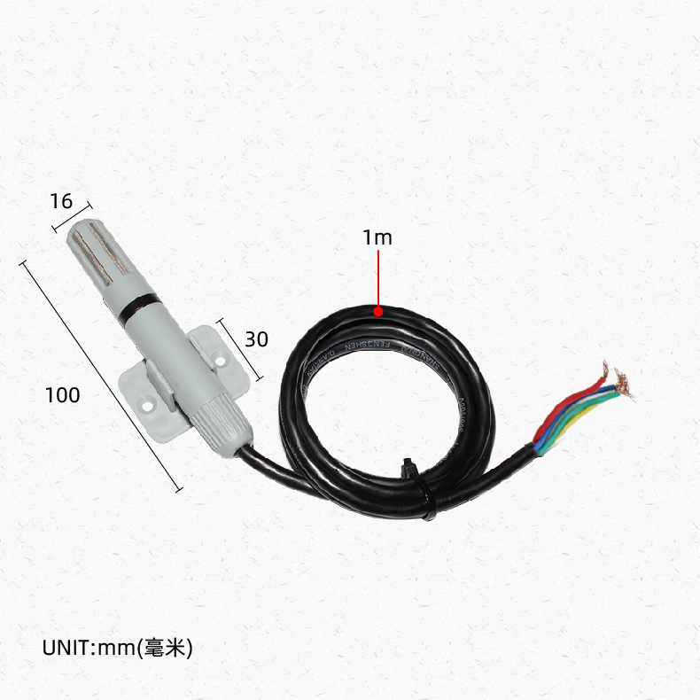 Bracket type digital temperature and humidity sensor