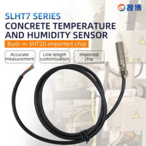 Concrete temperature and humidity sensor