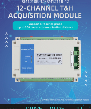 RS485 bus 12 channel SHT10 temperature and humidity sensor ac